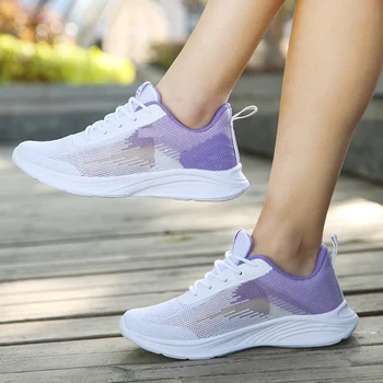 Femei Ușoare Sport Pantofi sport tălpile Coș de Jogging, Tenis, Atletism Tampon Adidași Oferte de Mers pe jos Casual pentru Femei
